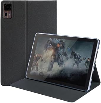 Folio Stand Case for CHUWI Hipad 11 / AUPad Tablet 10.95", PU Leather Slim Multi-Viewing Angles Cover with Auto Wake/Sleep Function Hard Back Shell Protective Sleeve