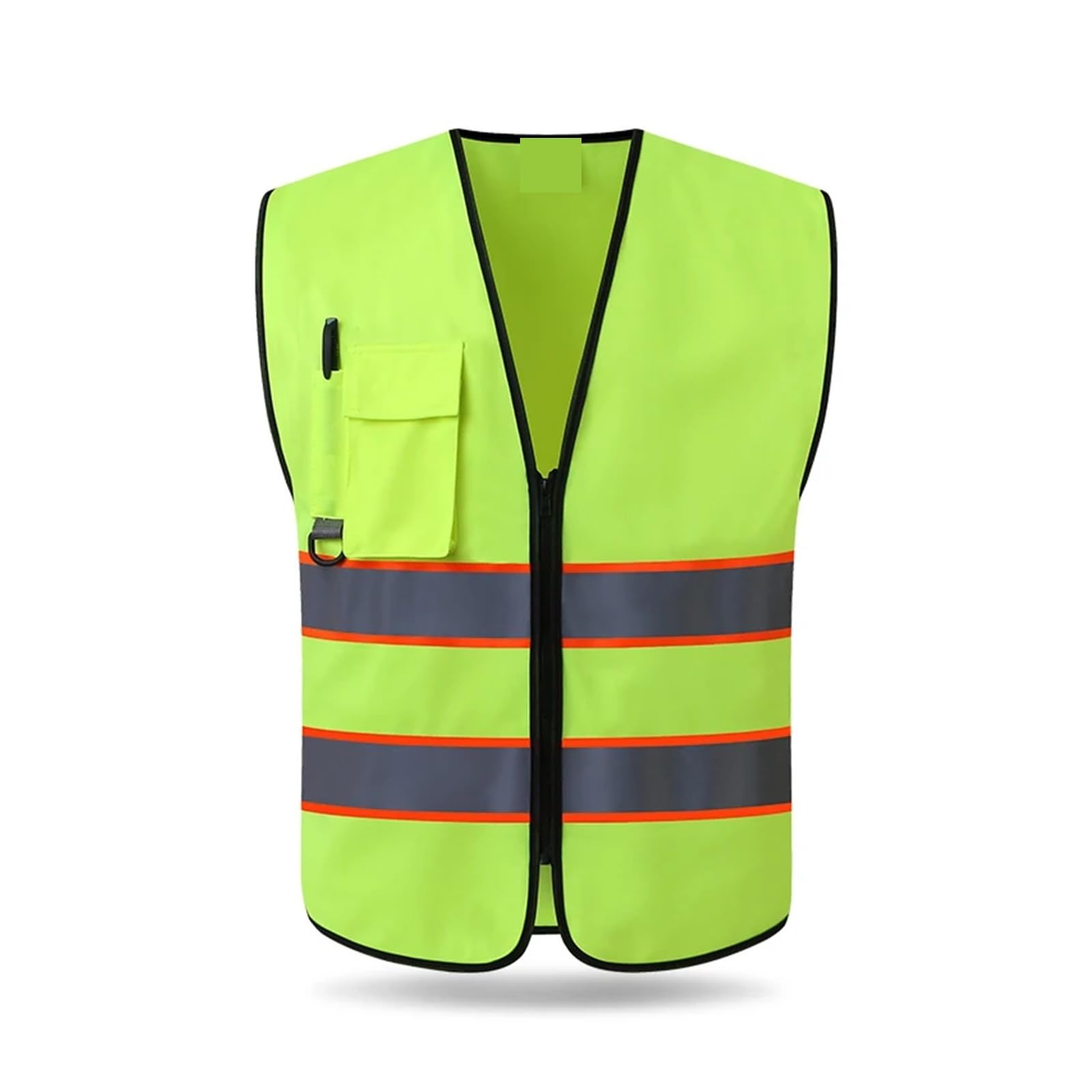 Chaleco reflectante de alta visibilidad, ropa de trabajo, motocicleta, deportes de ciclismo, ropa de seguridad reflectante for exteriores, chaqueta reflectante(314,XXL)