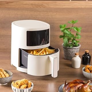 KASANOVA Friggitrice ad aria digitale 3,5 L 1500 W crema