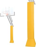 Vista 10 de Katop Almohadilla cuadrada para bastón de baloncesto, acolchado de poste protector resistente para poste de 5 x 5 pulgadas, poste y base de 6 x 6