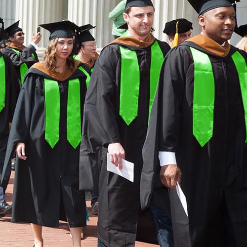 Image of GraduationMall 24 Pieces 72 Inch Plain Graduation Stole Bulk Sublimation Blank Honor Graduation Sash Unisex Adult