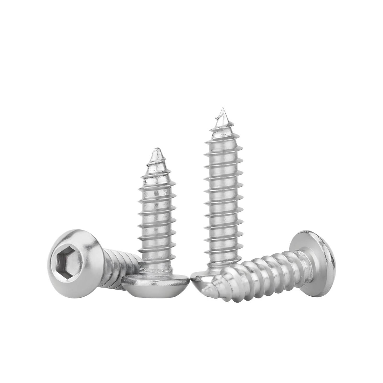 Tornillos De Rosca Hexagonales Hierro Y Acero Inoxidable, Tamaño M2, M3, M4, M5, M6, M8, M10, Perno Tuerca(65mm,M10 x 2 pcs)