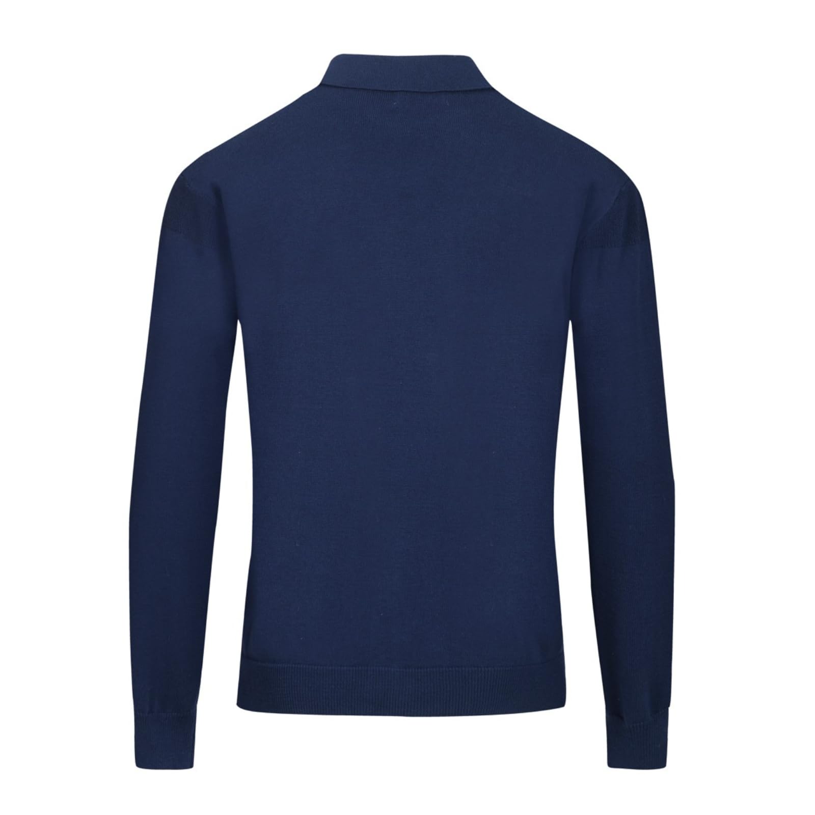 OXKNIT Cardigan en coton pour homme, bleu, rétro, classique, boutonné, avec motif à rayures