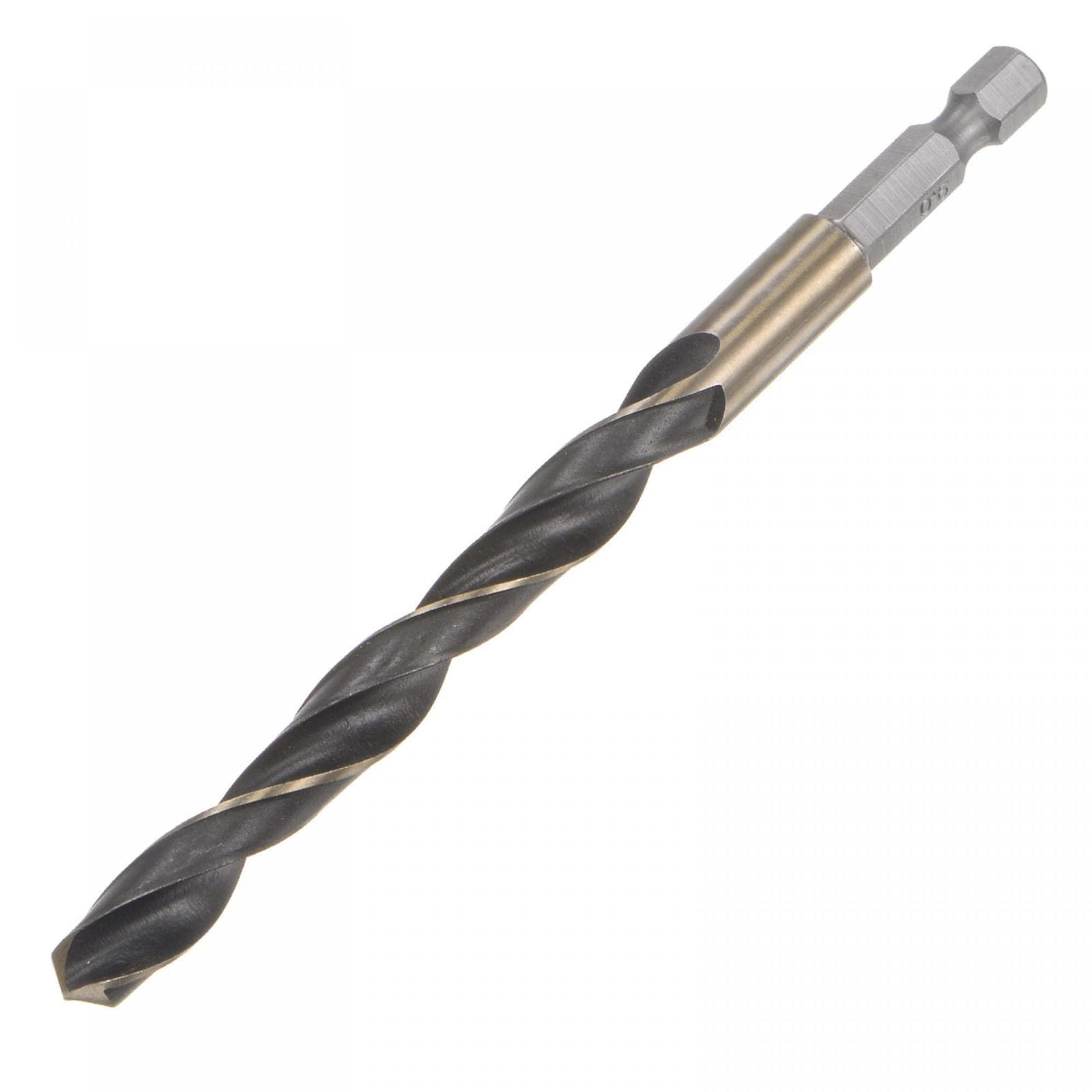 TA-VIGOR 9mm Hex Shank Twist Drill Bit Set, 1/4 Inch Shank HSS High Speed Steel Drill Bit Set Quick Change Twist Drill Bits for Woodworking, Plastic and Metal