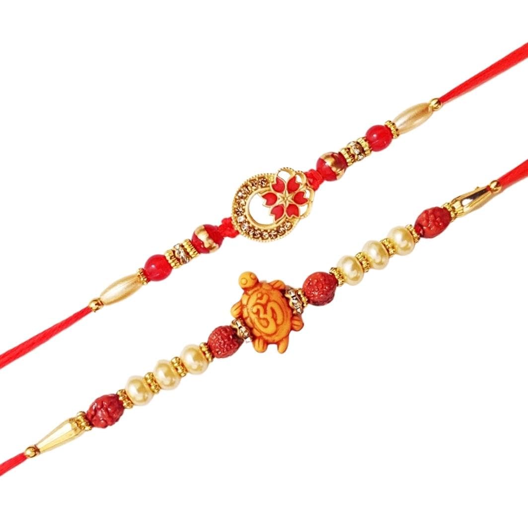 Mayanta Mens Premium Rakhi For Brother | Rudraksh Rakhi For Brother | Rakhi Set Of 2 | Raksha Bandhan Rakhi | New Rakhi Design 2023 | Rakhi Combo | Simple Rakhi | Handmade (B0CCPLZ26C) Amazon Price History, Amazon Price Tracker