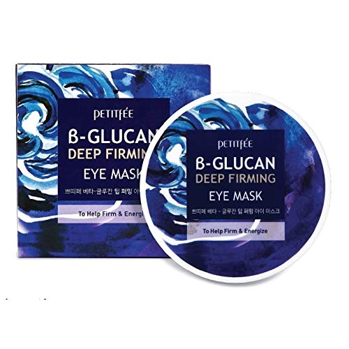 PETITFEE B-Glucan Deep Firming Eye Mask (70g, 30 pairs) To Help Firm, Energize