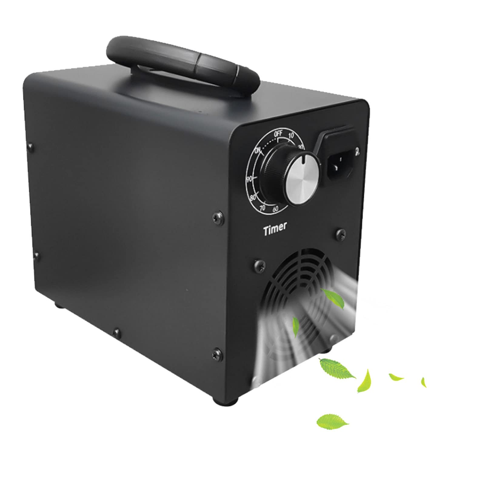 RDJSHOP Generador de Ozono 5000-20000 MG/h Esterilizador Desodorizador Portátil Comercial/Doméstico con Temporizador, Ozono Generador Industrial, para Hogar, Oficina, Fábrica, Hotel,15000mg/h-Black