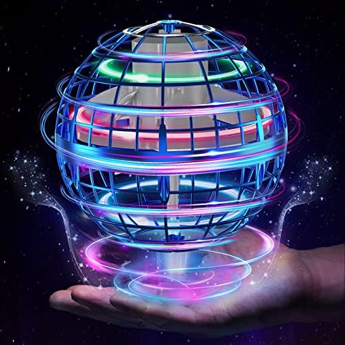 ETPlanet Flying Orb Ball Toys Soaring Cosmic Globe Boomerang Hover Galactic Fidget Flying Spinner Hand Controlled Mini Drone Magic Cool Stuff Birthday Gift for Kids Boys Girls 6-10+ Year Old (Blue)