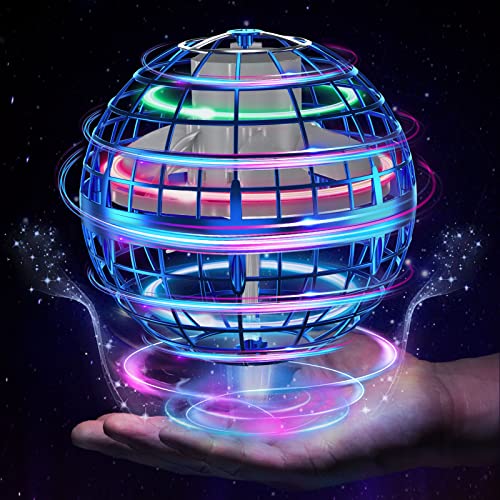 Etplanet Flying Orb Ball Toys Soaring Cosmic Globe Boomerang Hover Galactic Fidget Flying Spinner Hand Controlled Mini Drone Magic Cool Stuff Birthday Gift For Kids Boys Girls 6-10+ Year Old (Blue) #TOP2