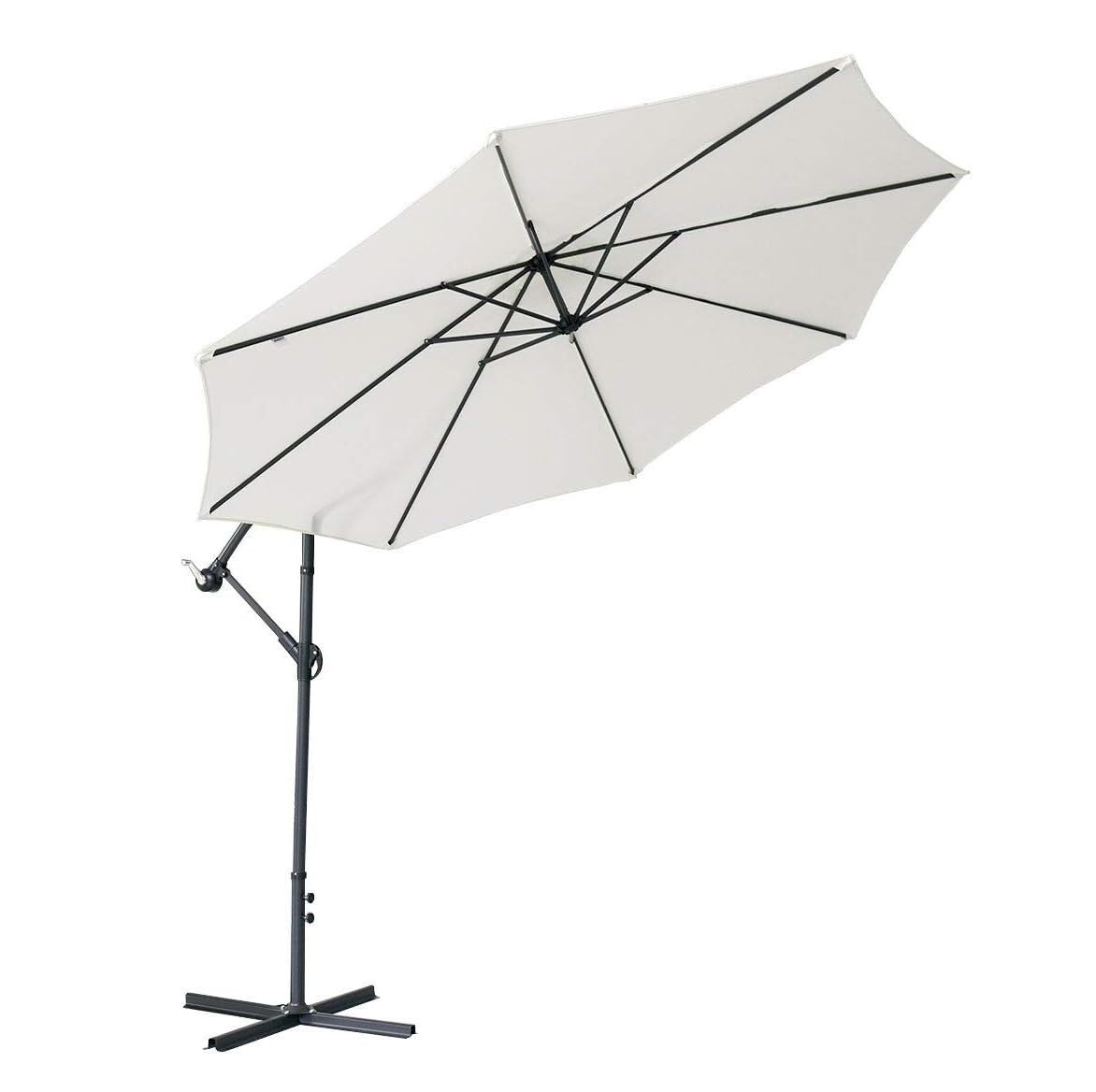 Parasol Tarasowy Parasol Plażowy Obracany O 360 Stopni, Wspornikowy, Wiszący Ogrodowy Z Bardzo Dużym Baldachimem Na Zewnątrz Zewnątrz