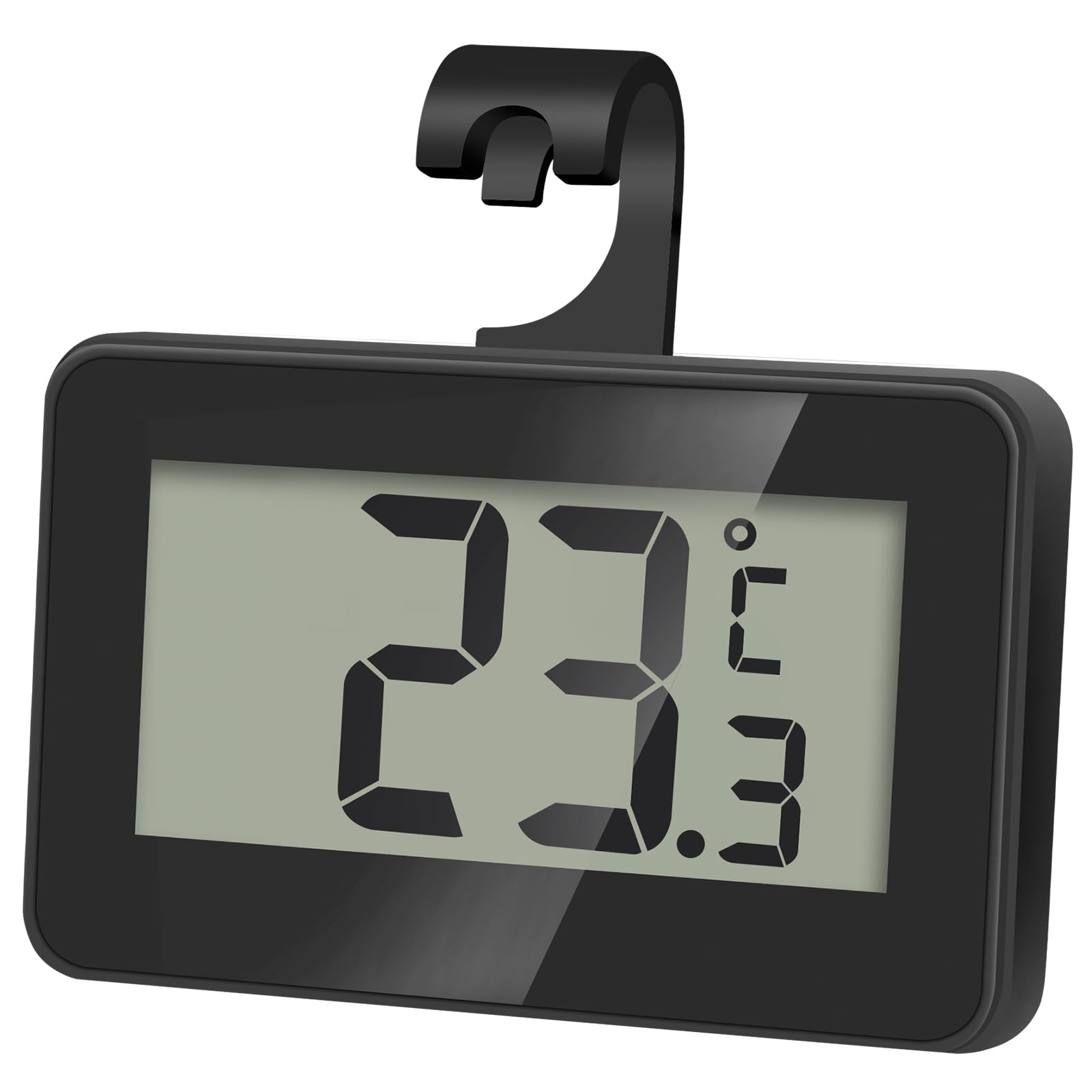 Thermomètre Numérique Réfrigérateur AiQInu - Mini Thermomètre Magnétique Avec Alarme Gel Pour Maison Et Restaurants