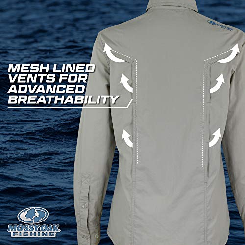 Mossy Oak Women's Long Sleeve Performance Fishing Shirt4