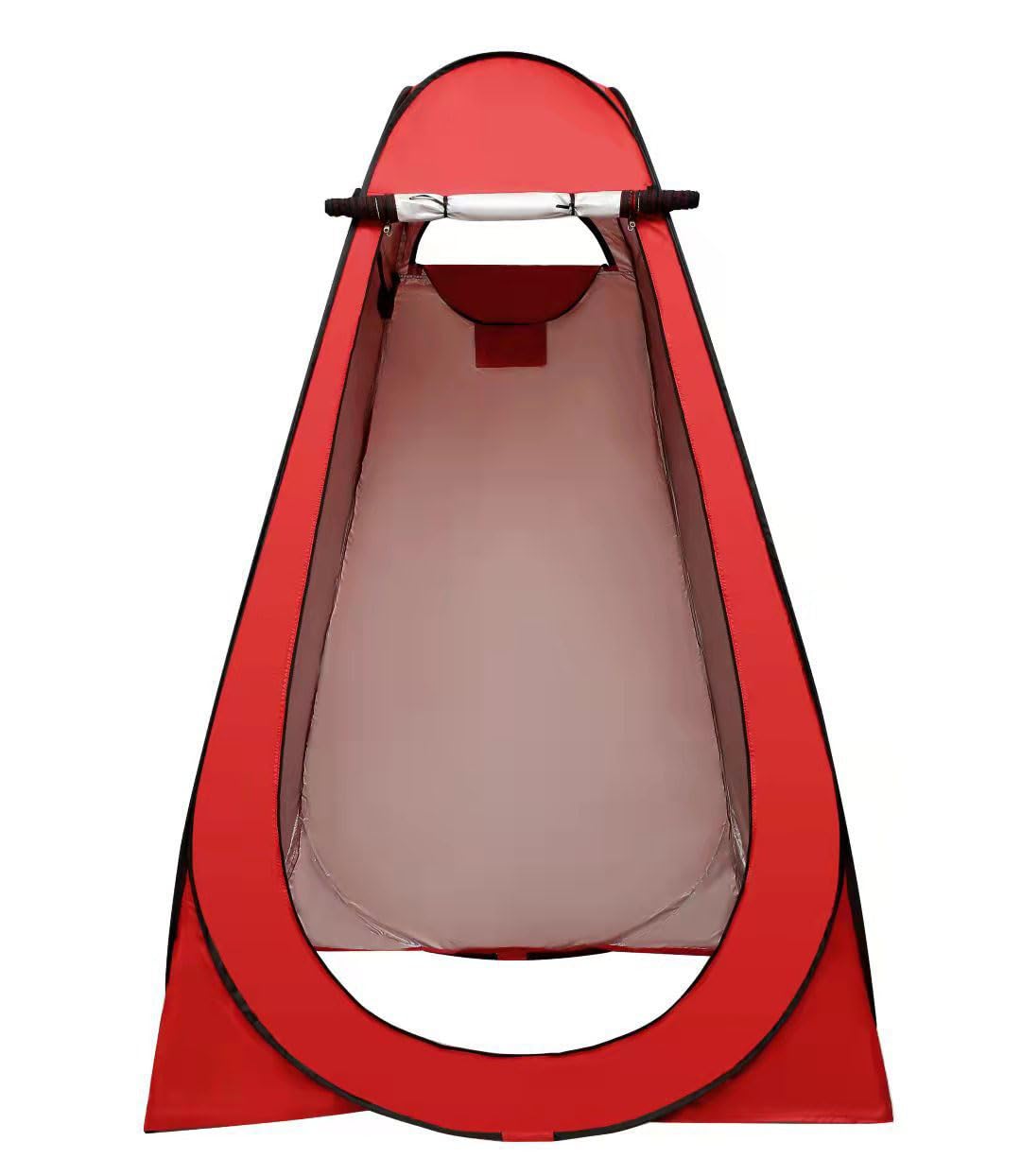 Pop Up Toilet Tent Portable Changing Dressing Privacy Tent for Outdoor Camping Fishing Shower Room Sun Shelter (Date Red)