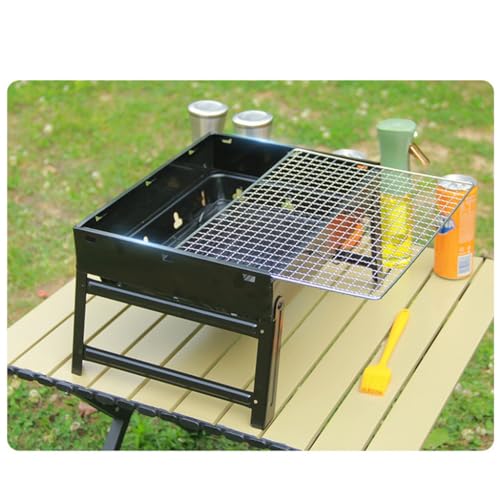 Barbacoa plegable sin humo para cocinar en terrazas pequeñas 4