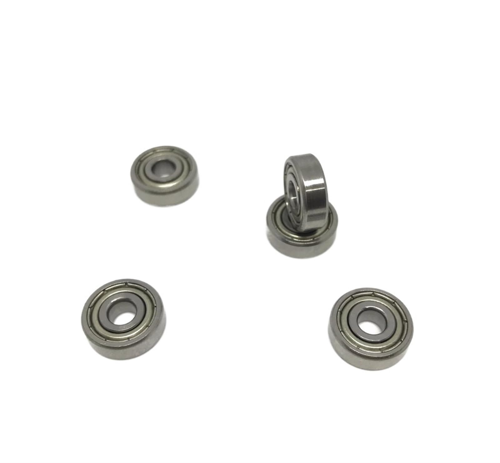 XRKJKQIDG Bimetal Seal Shield Micro deep Groove Bearing 10pcs 604ZZ 4x12x4mm Deep Ball Miniature (Standard(Old style))