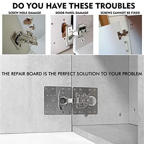 Jiaxitek 12 pcs Hinge Repair Plate Kit - Image 2