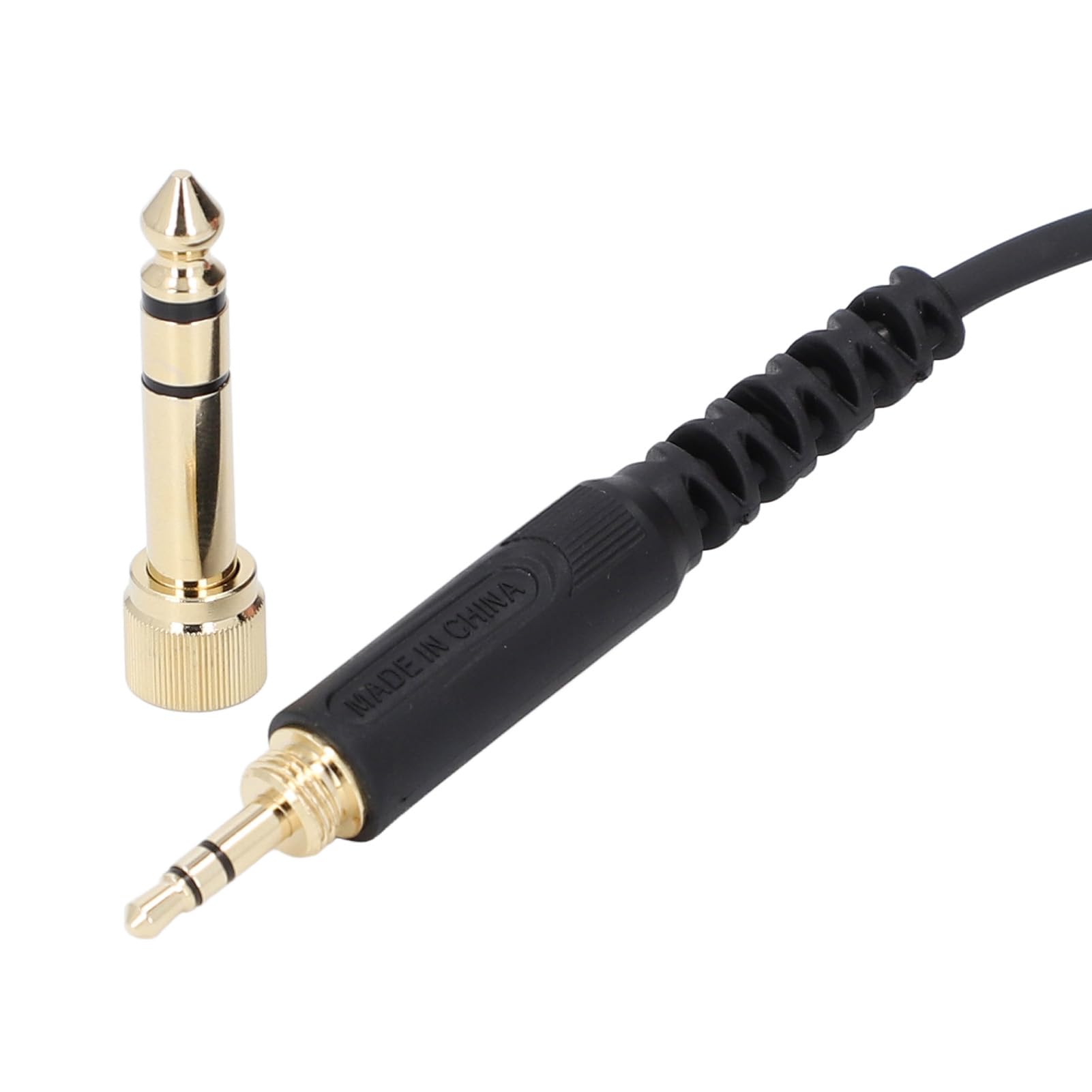 Cavo Audio A Spirale Di Ricambio Per Pioneer DJ HDJ CUE1, X5, X7 E S7 – Con Adattatore 3.5 Mm E 6.3 Mm