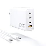 100W GaN Battery Universal Charger Compatible with DJI Drones, 4-Port PD USB C Fast Charging Power Adapter Compatible with DJI Mini/Air 3/Neo/Mavic 3/Avata/Matrice 4 Series Charging Accessories