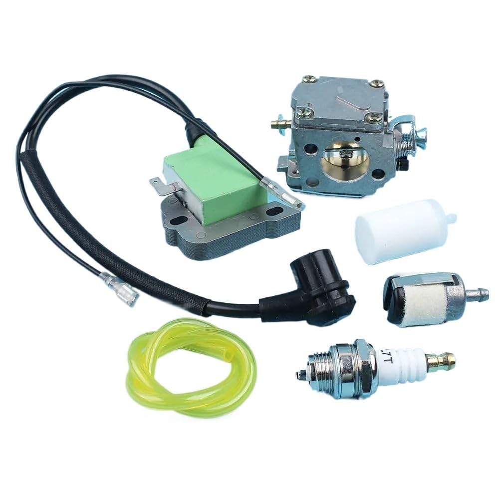 Kit de línea de Filtro de Combustible de Bobina de Encendido de carburador for Motosierra 268 272 272XP 61 266#5032803-16/5039014-01 Enchufe