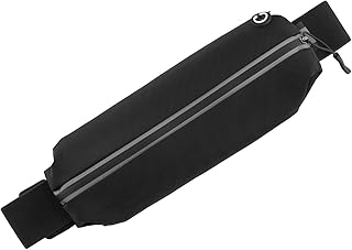 Slim Running Belt for Women, Running Phone Belt with Waterproof Bounce, Free Waist Pouch Belt, Waist Pack for Women, Refle...