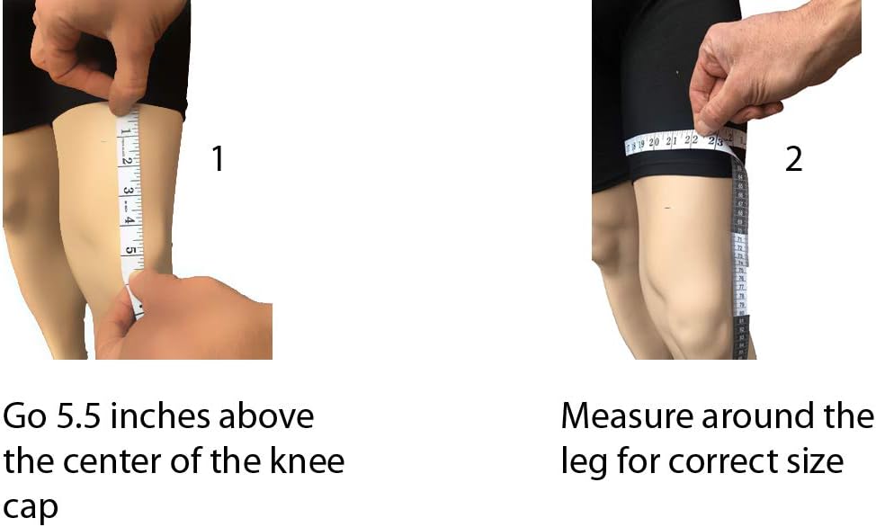 Alpha Medical Compression Support Knee Brace With Stays & Visco Patella (Medium, Beige)