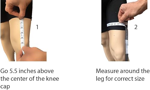 Miniatura 6 de Alpha Medical Rodillera con soporte de compresión de rótula abierta con soporte antivuelco, estabilizador de rodilla, alivio del dolor de rodilla