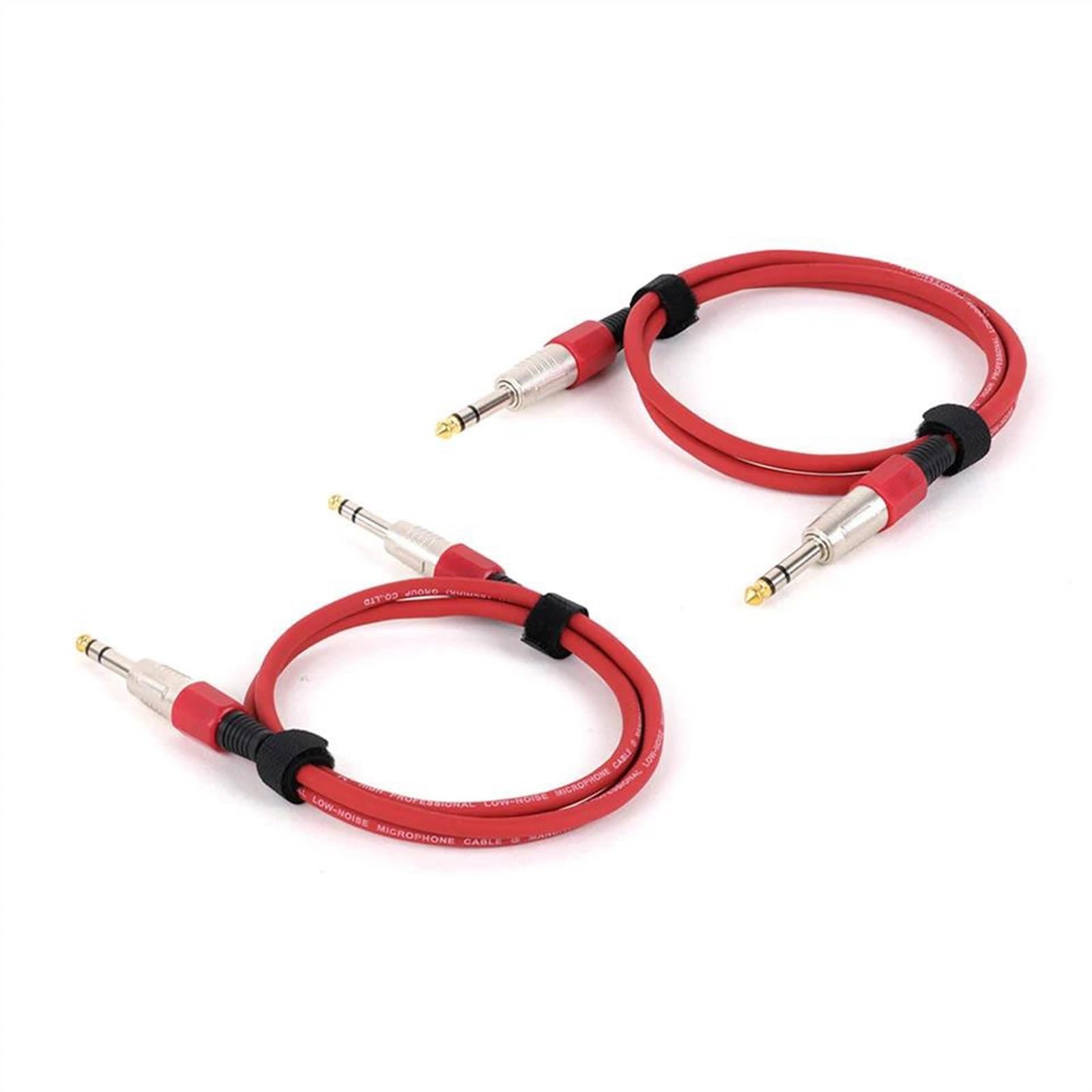 kabel audio instrumentu muzycznego 1PC 1/4 Cala Prosty Kabel Instrumentalny Mono Profesjonalny Kabel Gitarowy Do Gitary Basowej Wzmacniacza Klawiatury(Red,10m)