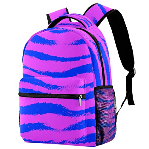 Sac à dos d'école pour homme et femme léger avec motif floral abstrait
