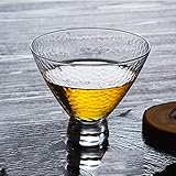 Hergestellt aus Glas, sicher und ungiftig. Das Glas ist hell und durchscheinend, sodass Sie die Getränke in der Tasse deutlich sehen können