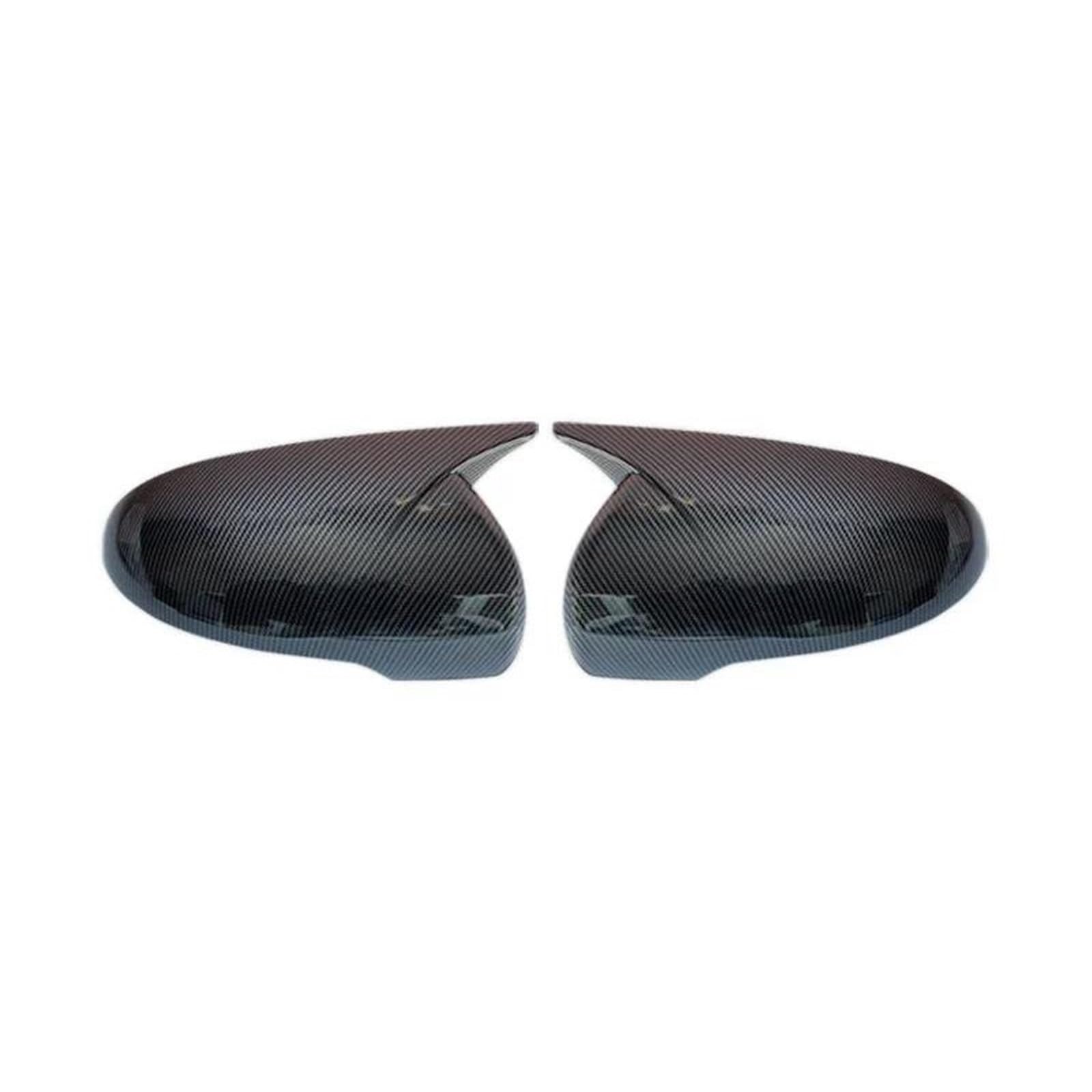 Hlwxmdz Carbon Look Car Exterior Door Rear View Mirror Cover Trim Sticker For Kia For Sorento 2015-2020 Car Accessories(Carbon Look)