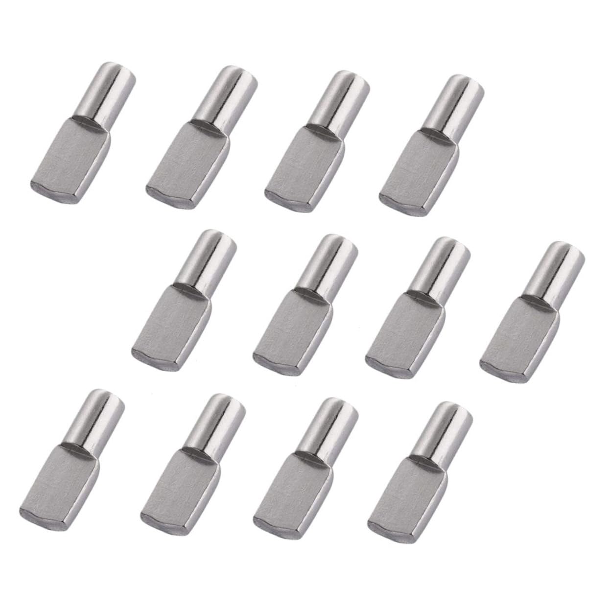 VILLCASE 150Pcs Shelf Pegs for Cabinet Boards Support Pins for Shelves Smooth Surface Design for Furniture and Bookcases Easy Installation Silver