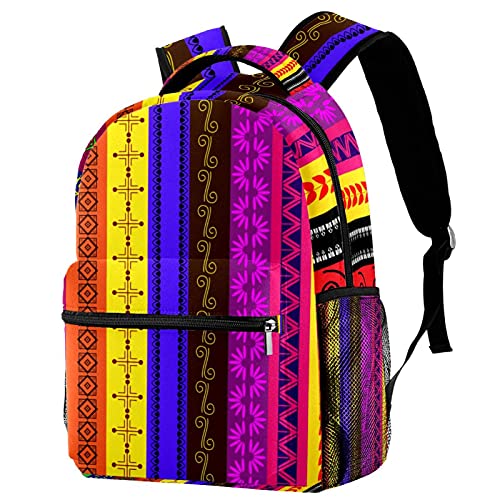 Sac à dos de voyage Loisirs Campus à rayures colorées pour ados et enfants