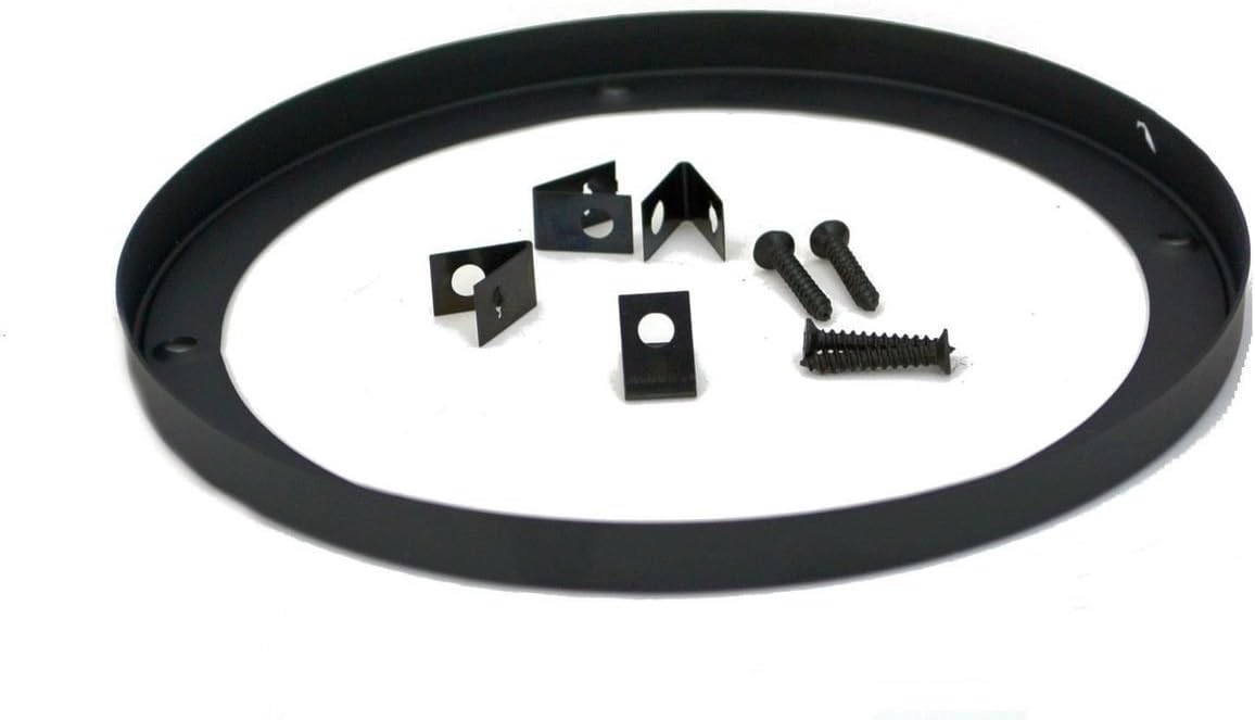 A single Nippon America GT-8 8-inch steel mesh speaker grill shown with the included mounting screws and speed clips.