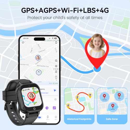 4g Smart Watch for Kids with gps-Phone Watch for boy girls with Video Call - image 3