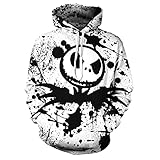 Unisex Christmas Hoodie Novelty Sweatshirt for Men and Women Jack Skellington - 02 Small