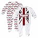 Triumph GB Flag Sleep Suit Set 3/6 Red
