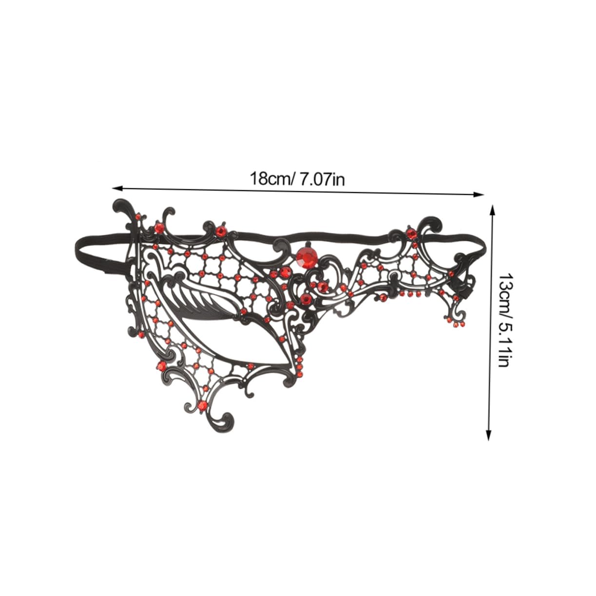 LIFKOME 2pcs Masquerade Masks Carnival Set Hollow Style Butterfly Decor for Cosplay