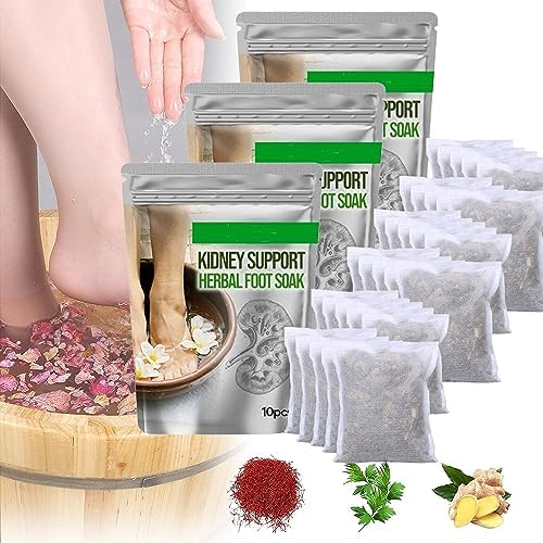 Kidney Support Herbal Foot Soak, Lymphatic Ginger Foot Soak
