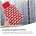 Ipetboom 1set Comfortable Hot Water Bag with Decorative Cover Reusable Compact Hot Water Pouch for and Warmth