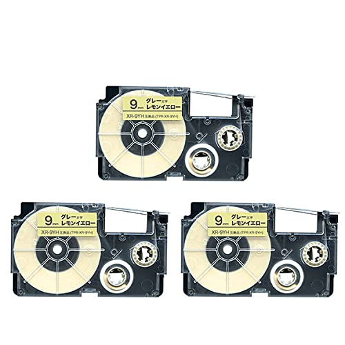 �J�V�I�p �l�[�������h �݊� �e�[�v�J�[�g���b�W XR-9YH 9mm �\�t�g �p�X�e�� 3�Z�b�g �������C�G���[ �O���[����