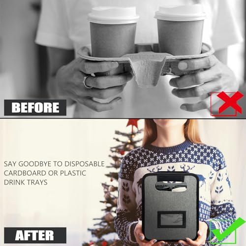 Chelvvg FDC4CBK Portable Drink Carrier thumb #3