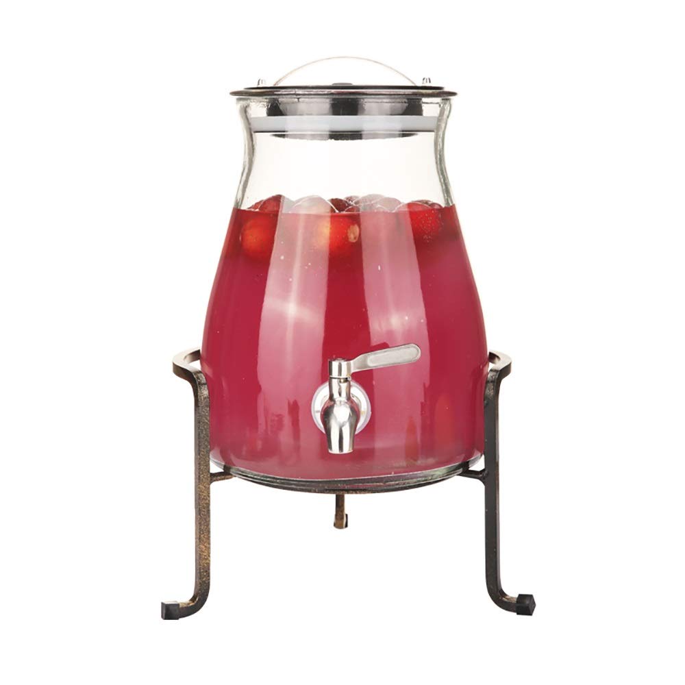 Buy CSQHCZSFQ 4.7L Glass Beverage Dispenser Cold Drink Dispenser