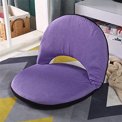 Silla ergonómica de Piso, Asiento de Espuma viscoelástica con Respaldo Ajustable multiángulo, Silla Acolchada para Juegos, sofá Perezoso para Interior y Exterior, Sala de Estar, of