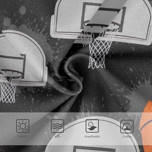 Orange Basketballs Toddler Underwear Girls, Underwear for Girls, 2T–8 Years3