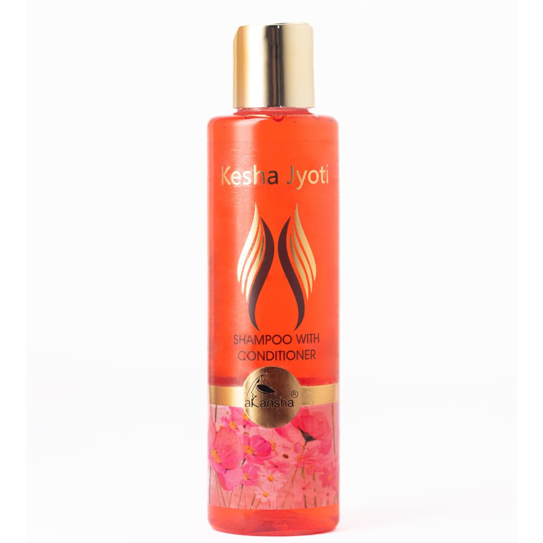 AKANSHA Keshajyoti Natural Ayurvedic Deep Nourishing Liquid Shampoo, 1 Count
