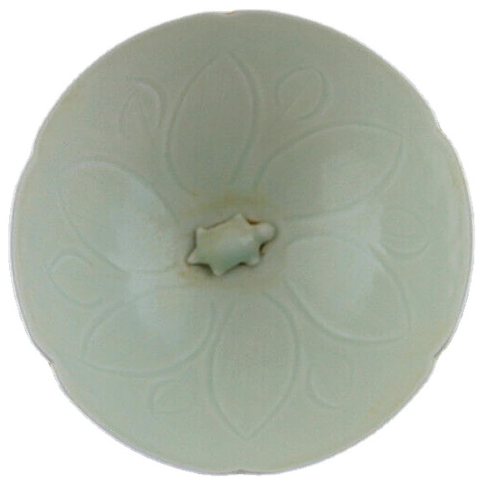 Horno chino porcelana Song Hutian con relieve de tortuga y flor regalo único