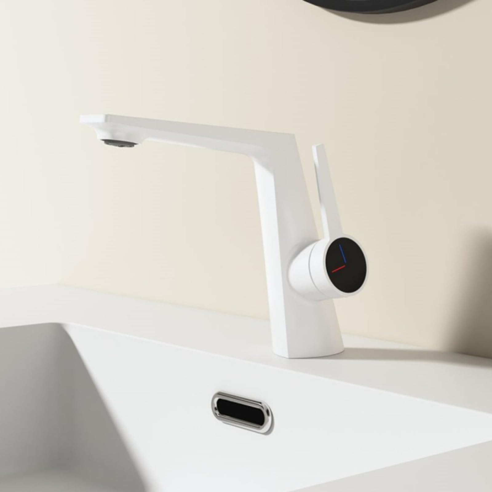 Mitigeur de lavabo laiton anti-fuite robinet eau chaude froide moderne robuste
