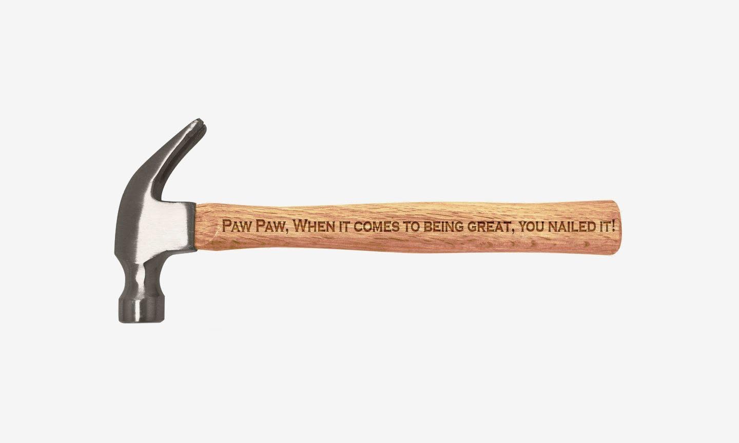 Paw Paw Wooden engraved Hammer,Best Gift for Grandpa, Birthday Gift, Father's Day Gift, Custom Gift,Dad of Grooms Gift