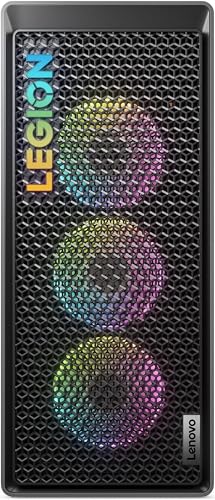 Image of Lenovo Legion Tower 7i Gen 8 Gaming Desktop with Intel Core i9-14900KF Processor, 32GB DDR5 RAM, 1TB SSD, NVIDIA GeForce RTX 4070 Ti SUPER 16GB GDDR6X Graphics, ARGB Liquid Cooler, Wi-Fi 6E, and Win11
