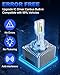 NOVCAPAR D3S LED Bulb,30000LM Super Bright High and Low Beam, 6500K Cool White With Cooling Fan, Plug & Play, No Adapter Required, 1:1 Mini Size,IP68 Wateproof 5,0000H long Lifespan, Pack of 2